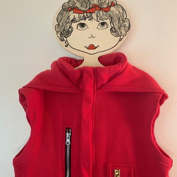 FORTNITE Girl’s Pink/Black Sweatshirt Hooded Zip Up Vest / Size: Large 10-12 - Picture 7 of 12